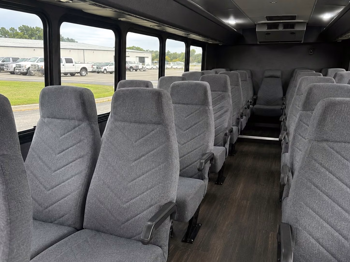 18 passenger minibus interior