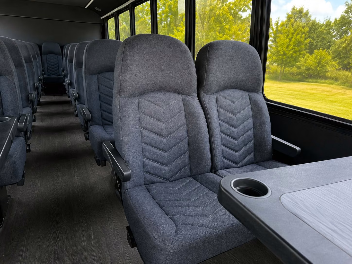 20 passenger minibus inside