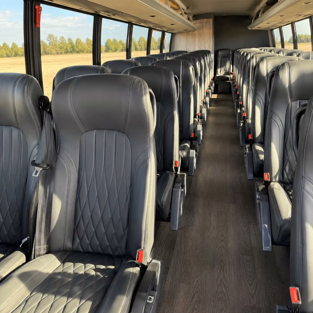25 passenger minibus inside