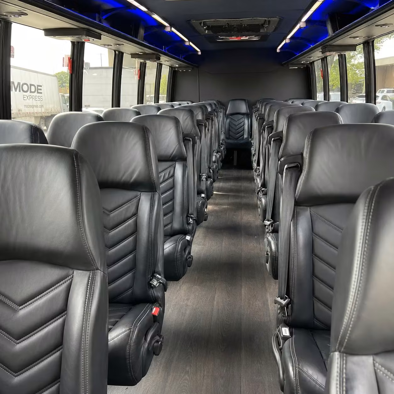 28 passenger minibus inside