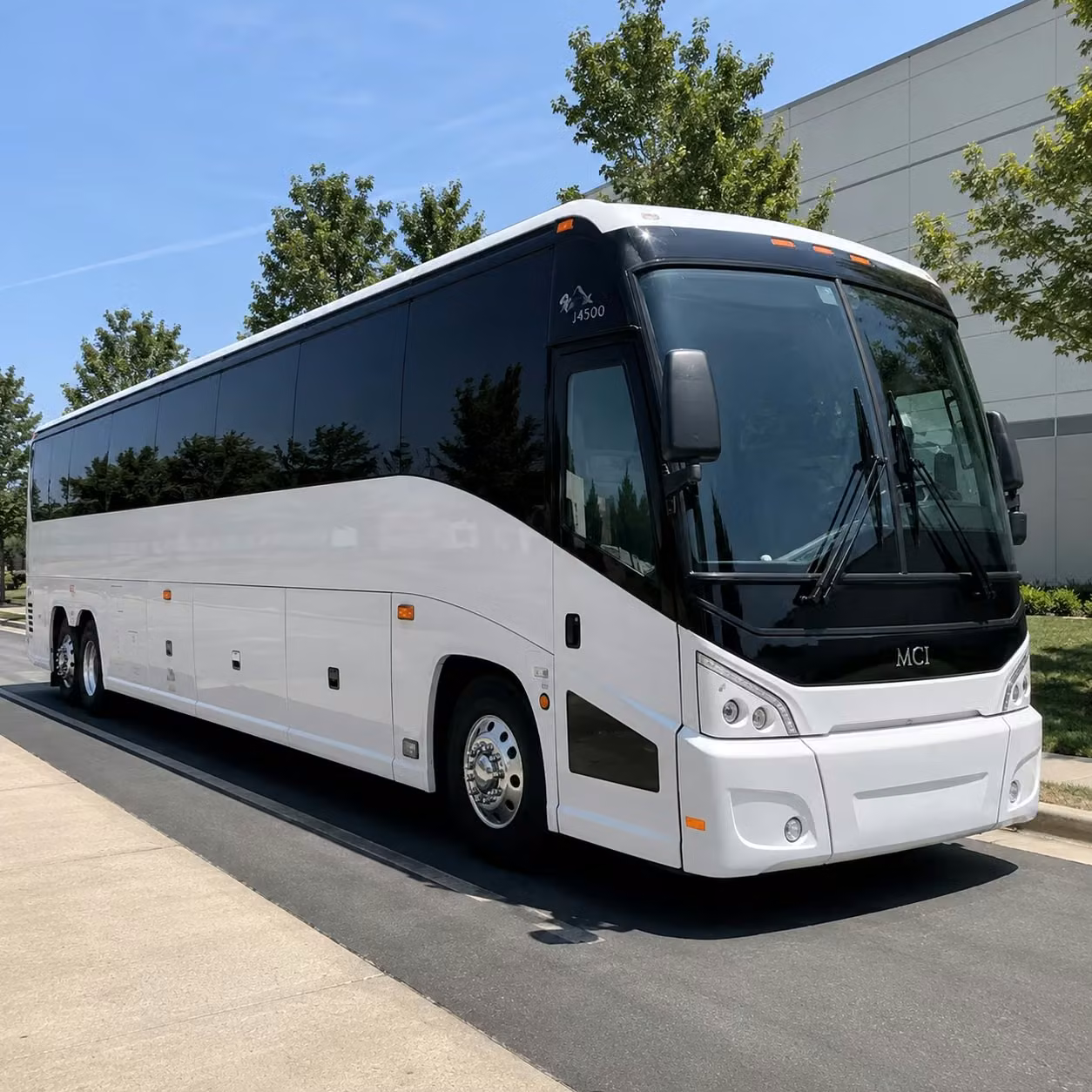 56 passenger charter bus