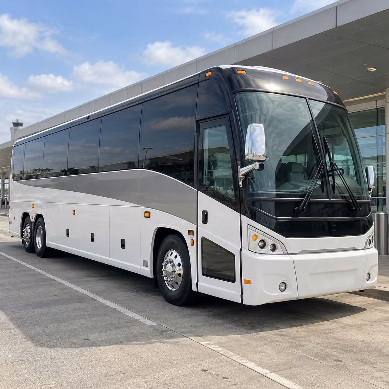 charter buses for large portage prom groups traveling together