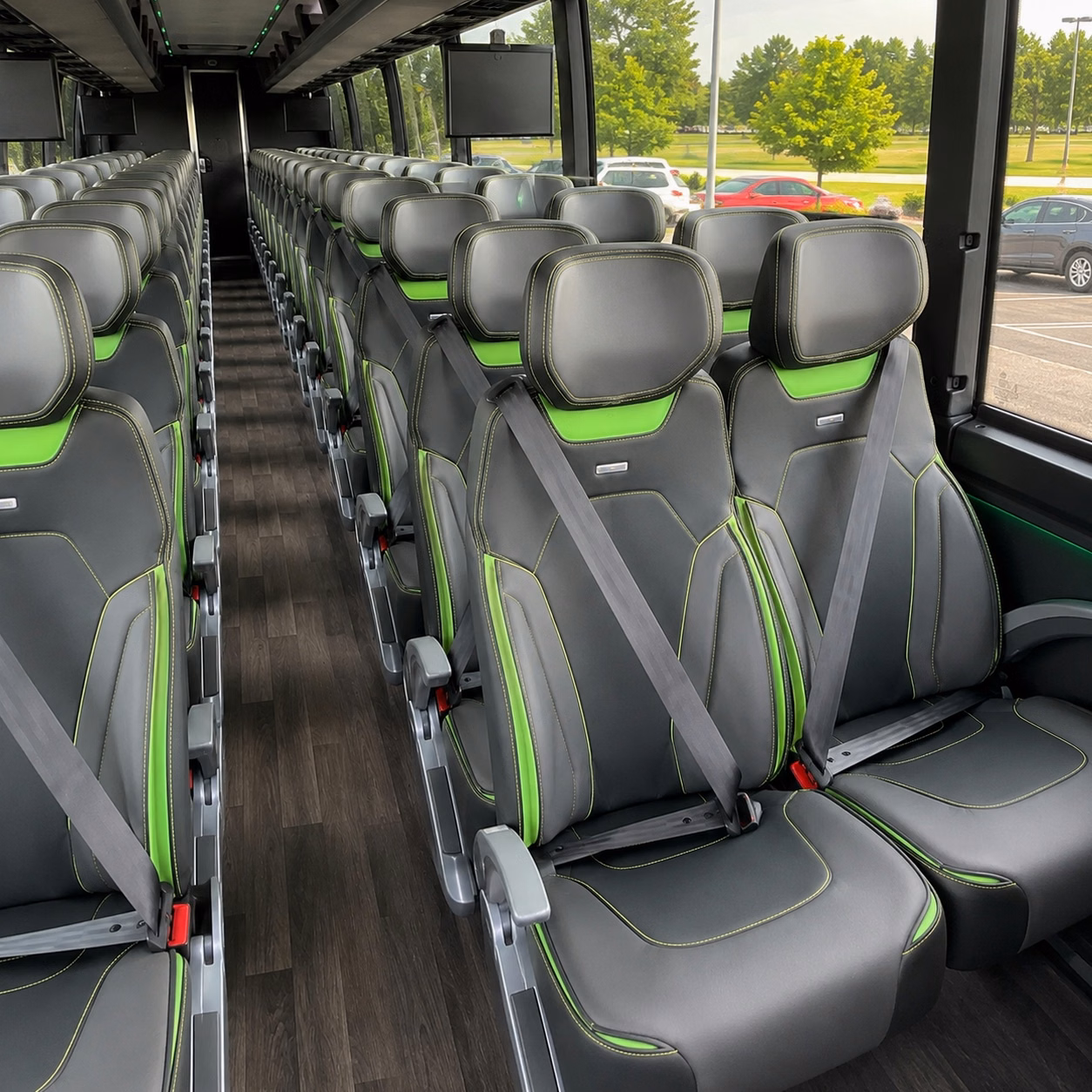 portage charter buses